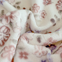 Parure de lit en velours de lait polyester, motif floral coréen évidé et sculpté, 4 pièces, housse de couette d'hiver en polyester