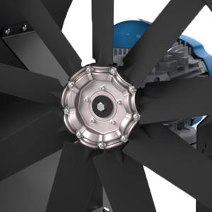 Aerauliqa High Performance Axial Ducted <b>Fan</b> Energy Efficiency <b>Ventilation</b> <b>Fans</b> 3ph AC Motor Steel Construction Corrosion - Product Image 2