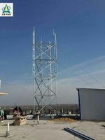 Belle Autoportante Petite Entreprise de Télécommunications Antenne Cellulaire Pylône Réseau 5g 20 Pieds Plate-Forme Toit Tour