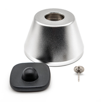 YRFD-002 Capteur antivol pour magasin de détail 8,2 MHz Étiquette de sécurité rigide avec broches Mini étiquette carrée EAS pour vêtements Alarme pour vêtements