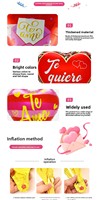 Ballons de la Saint-Valentin en gros BLN – Ensemble de ballons cœur en Mylar « Te Amo » espagnol pour fêtes et célébrations d'anniversaire