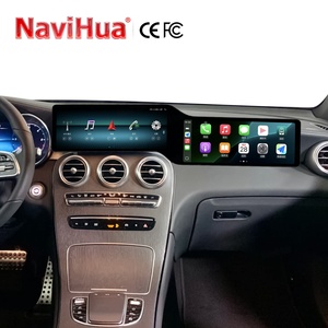 For Mercedes Benz C GLC Class W205 X253 Dual Screen New Android Carplay Car Multimedia Player <b>Auto</b> Copilot Entertainment Screen - Product Image 3