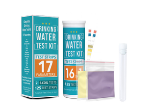 Kit de test d'eau potable à 17 voies, kit de test de bactéries coliformes et 100 bandelettes de test d'eau, kit de test de qualité de l'eau à domicile - Product Image 6