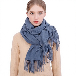Comfortable Women's Soft Drape <b>Shawl</b> Scarf Long <b>Wrap</b> with Fringe for Travel Winter and Everyday Outfits - Product Image 3