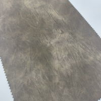 Tissu en cuir PU avec effet délavé, résistant à l'abrasion, pour vêtements et accessoires