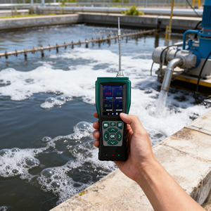 अपशिष्ट जल उपचार संयंत्र 4 गैस मॉनिटर h2s ch4 co o2 व्यक्तिगत सुरक्षा डिटेक्टर के लिए - Product Image 1