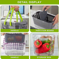 Groothandel Keukenaccessoires 22-in-1 Voedsel- en Groentesnijder Handmatige Fruit- en Groente-uihakker Snijder Multifunctionele Rasp