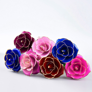 Rosa Natural Preservada Chapada en Oro <span class=keywords><strong>de</strong></span> 24K, Ecológica, <span class=keywords><strong>de</strong></span> Larga Duración, Regalo Romántico <span class=keywords><strong>para</strong></span> el Día <span class=keywords><strong>de</strong></span> <span class=keywords><strong>San</strong></span> Valentín, Día <span class=keywords><strong>de</strong></span> la Madre y Aniversario - Product Image 4