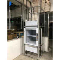Elevador de Carga de 100 kg 200 kg para Hotel, Restaurante, Cocina, Elevador Pequeño para Servicio de Alimentos, Mini Montaplatos, Kit de Elevador para Lavandería