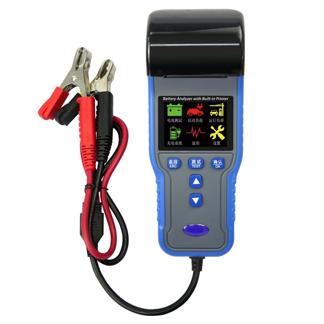 ETCR7510 Lead-Acid Battery Analyzer for CCA/Voltage/Resistance Storage Battery Tester