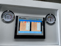 Máquina de Moldeo por Soplado por Estiramiento para Botellas de PET de 20 Litros y 5 Galones, Semiautomática, Controlada por PLC, Bomba y Motor de Alta Presión
