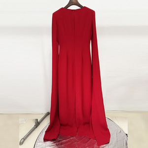 ชุดเดรสแม็กซี่งานเลี้ยงคอตั้งคุณภาพสูงสำหรับผู้หญิงไซส์ใหญ่ ประดับลูกปัดเพชรและลูกไม้ ดีไซน์หรูหรา - Product Image 4