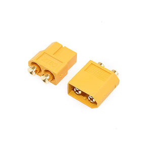 Conector de soldadura vertical Amass XT60PB-F/M Series (hembra y macho), 30A para conexión de alimentación a bordo en ESC de drones - Product Image 2