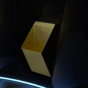 <span class=keywords><strong>Urinoir</strong></span> en acier inoxydable 304 noir, <span class=keywords><strong>urinoir</strong></span> domestique commercial, <span class=keywords><strong>urinoir</strong></span> de luxe mural, cuvette pour hommes - Product Image 3