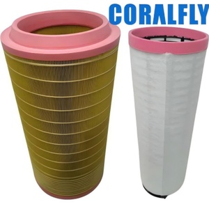 เครื่องกรองอากาศเครื่องยนต์2914501700 209082336 P782106/C30810/3 2453819 2453818สำหรับ CAT Caterpillar Loader 966H 972H - Product Image 1