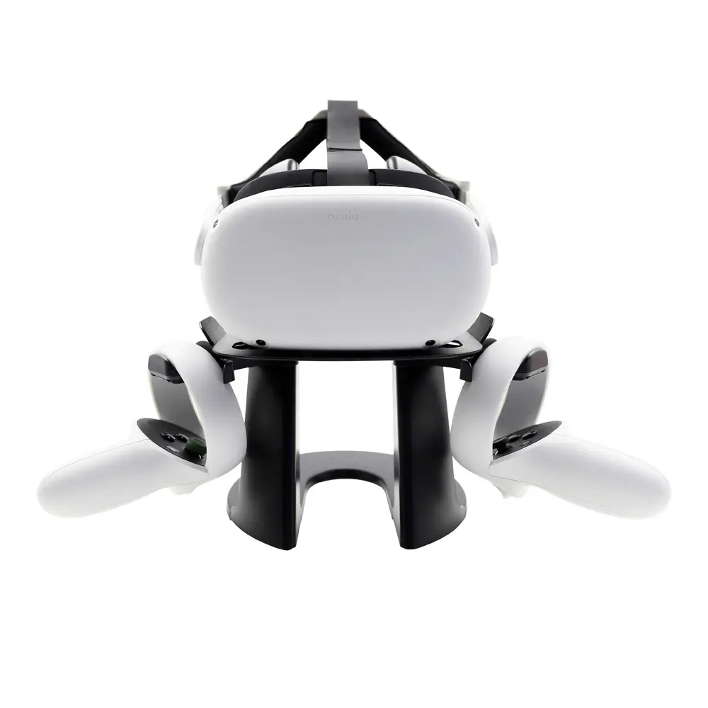 VR Stand Headset Controller Holder Mount Station in the Vertical Stand for Oculus Quest 2 Gaming Headset