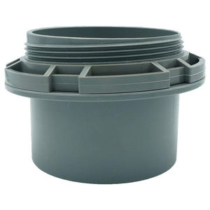 Conector de Doble Rosca para Tubería de Agua de PVC, Accesorios de Plástico para Sistemas Johkasou Kansaikako P31-004 - Product Image 1