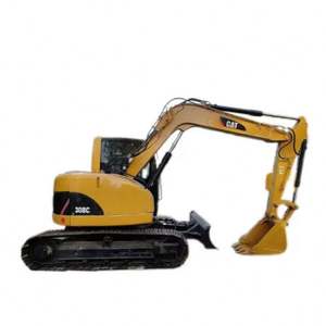 Mini-excavatrice hydraulique sur chenilles 308C de 4 tonnes du Japon, moteur, boîte de vitesses, garantie 1 an, utilisation agricole, certifiée EPA, capacité de la benne de 0,22 m³ - Product Image 1