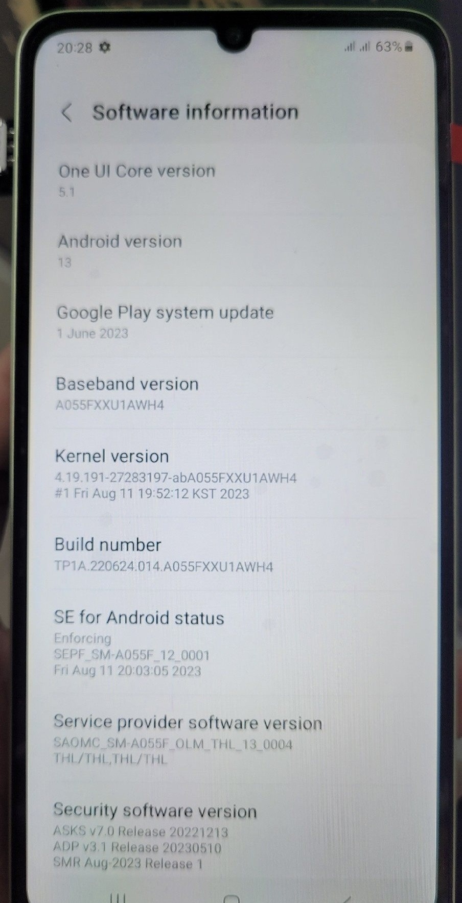 a05 samsung phone