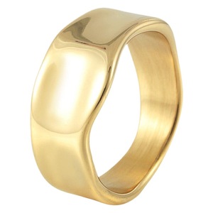 yunnique Fashion <b>Rings</b> Geometric <b>Gold</b> Women's Jewelry Gift Plain Band - Product Image 5