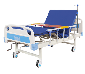 <span class=keywords><strong>Lit</strong></span> d'hôpital manuel réglable de haute qualité certifié ISO pour les soins intensifs, <span class=keywords><strong>lit</strong></span> médical pour patients alités - Product Image 3