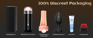 Copa de Masturbación con <span class=keywords><strong>Lubricante</strong></span> TMM, Juguete Sexual con 10 Modos de Vibración y Succión, Masturbadores para Hombres, Vibradores para Hombres - Product Image 3