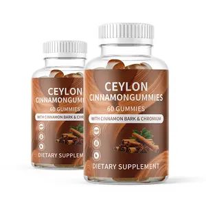 Cinnamon OEM Private Label Ceylon Cinnamon Gummies For Health Supplement For Metabolism Gut Health HCL Supplement Berberine Gummies