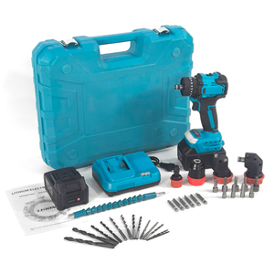 21V 18V 4 trong 1 không dây Chuyên nghiệp khoan và tuốc nơ vít công cụ điện Combo kit pin tác động không dây vít trình điều khiển - Product Image 4