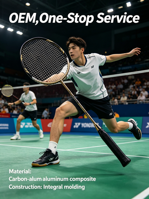 OEM/ODM Badminton Rackets Professional Mesh Aluminum Shaft for Optimal Performance