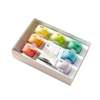 Bougie aromatique en cire de soja colorée, coffret cadeau parfumé, bougie aromatique de qualité supérieure pour la chambre à coucher et le salon