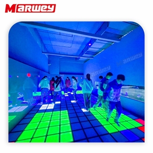 Jeux de sol interactifs populaires à projection : Jeu de <span class=keywords><strong>marelle</strong></span>, Jeu de grille, Jeu de danse et Jeu de sol à détection de pression, avec éclairage LED au sol - Product Image 3