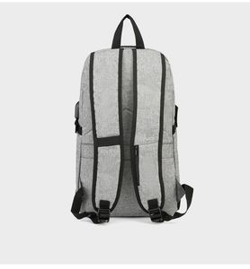 Custom Logo Unisex <b>Black</b> Nylon Oxford <b>Leather</b> Bag Laptop Office <b>Backpack</b> for Men - Product Image 2