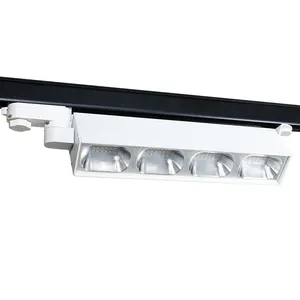 Brand new cob track light adjustable movable track lighting surface mount grille spots led adjustable lights with high quality