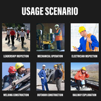 Casque de sécurité renforcé respirant pour chantier de construction en extérieur, casque de travail