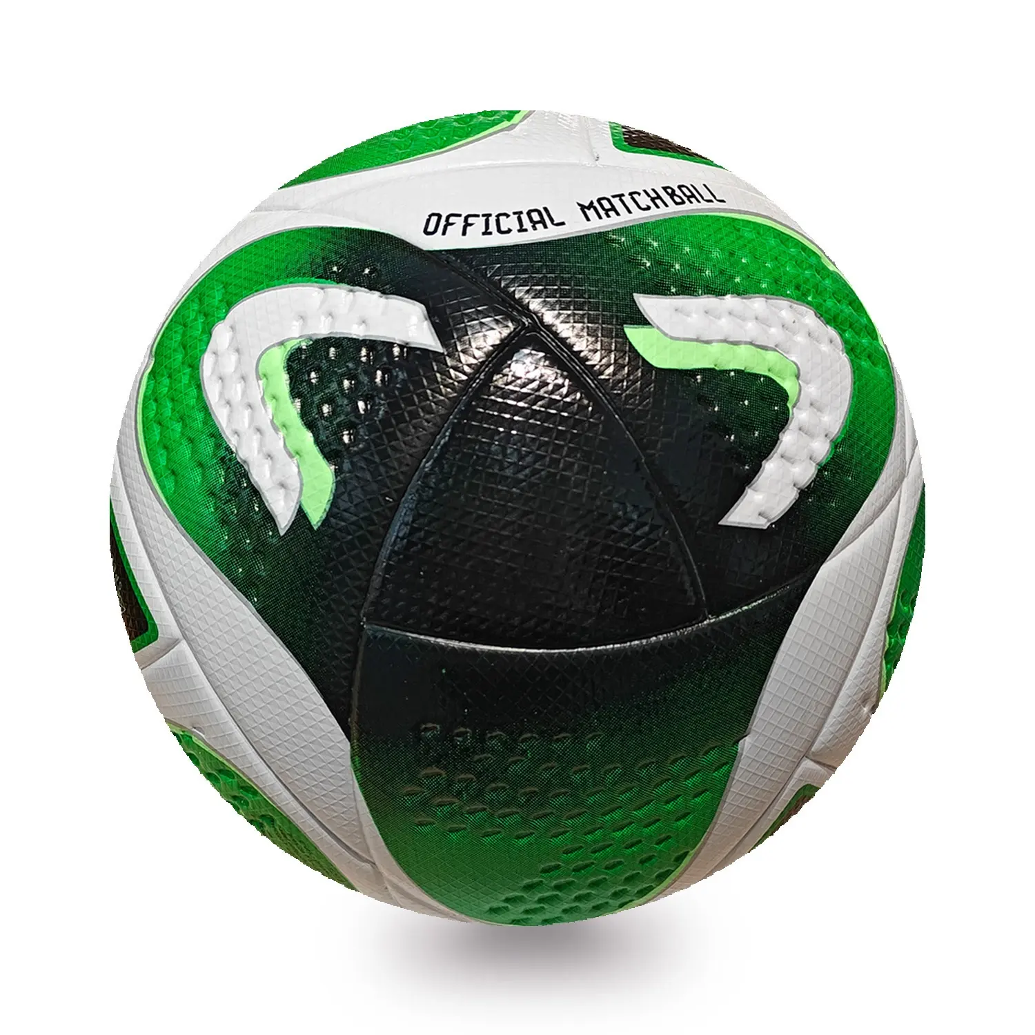 2024 alta qualità testurizzata Tpu termicamente legato pallone da calcio misura 5 con Logo personalizzato Design calcio per interno esterno