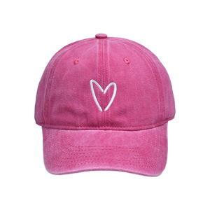 Moda deporte al <span class=keywords><strong>aire</strong></span> libre gorras de béisbol hombre mujer Simple <span class=keywords><strong>amor</strong></span> corazón bordado Denim Snapback gorra camionero pareja sombreros deportivos - Product Image 2