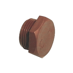 Raccordo per Tubo Idraulico in PP Marrone da 1 Pollice con Estremità Filettata - Product Image 1