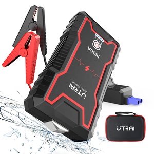 Bộ Khởi Động Xe Hơi 1600A 16000MAh Với Đèn Pin LED Thiết Bị Khởi Động <span class=keywords><strong>Power</strong></span> <span class=keywords><strong>Pack</strong></span> Công Cụ Khẩn Cấp Xe Di Động Jumpstart Nhà Máy OEM - Product Image 1