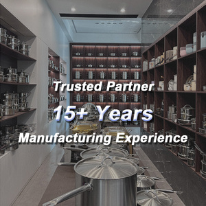 Nồi nấu đa năng <span class=keywords><strong>8</strong></span> lít bằng thép không gỉ, có nắp, dùng được cho mì, súp, nước dùng - Product Image 6