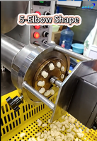 Ligne de production de pâtes macaroni pour farine de blé et eau avec mélange et extrusion pour la transformation alimentaire commerciale
