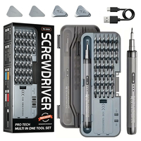 Kit de tournevis de précision électrique 46 en 1 avec charge Type C et embouts de réparation pour téléphones, ordinateurs portables, montres et appareils photo