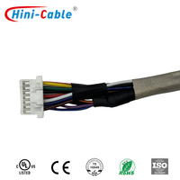 Harnais de câblage personnalisé 7 broches 14 broches HRS avec gaine thermorétractable pour l'intégration électronique de précision