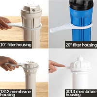 Clé à molette manuelle en plastique pour boîtier de filtre à membrane RO de 10 à 20 pouces, système d'osmose inverse