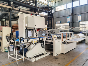 Scie à ruban automatique pour papier de salle de bains <span class=keywords><strong>Jrt</strong></span> Roll Industrial Roll Maxi Roll Machine à découper le papier hygiénique - Product Image 5