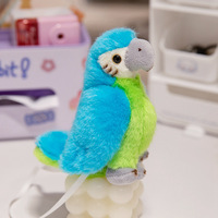 Debout épaule perruche Panda raton laveur en peluche poupée mignon animal dessin animé en peluche épaule aimant poupée cadeau