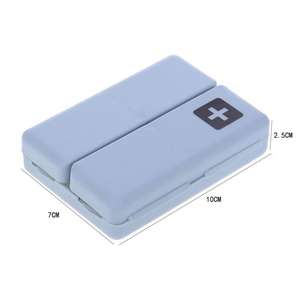 Weekly Pill Box 7 Days Foldable Travel Medicine Holder Pill Box <b>Tablet</b> Storage Case <b>Container</b> Dispenser Organizer Tools - Product Image 4