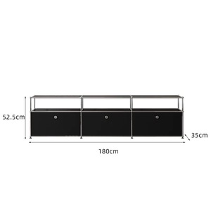 Bắc Âu hiện đại tự làm TV đứng thép không gỉ <span class=keywords><strong>Modular</strong></span> Tủ lưu trữ với bánh cho đồ nội thất nhà sống phòng ngủ căn hộ sử dụng - Product Image 1