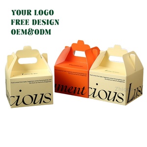 Boîtes à bonbons et gâteaux de <span class=keywords><strong>mariage</strong></span> en papier lune personnalisées Chocolat avec poignées - Product Image 2