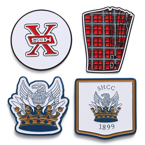 Personnalisé Pantone couleur placage métal émail doux aigle <span class=keywords><strong>logo</strong></span> personnalisé broches <span class=keywords><strong>logo</strong></span> en métal pour sacs - Product Image 1