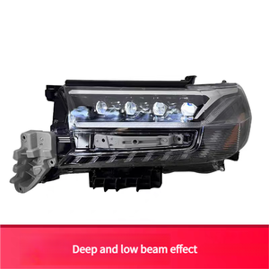 ไฟหน้ารถดัดแปลงไฟหน้ารถกันชนหน้าไฟ LED สำหรับ Toyota Land Cruiser 2016 2017 2018 2019 - Product Image 5